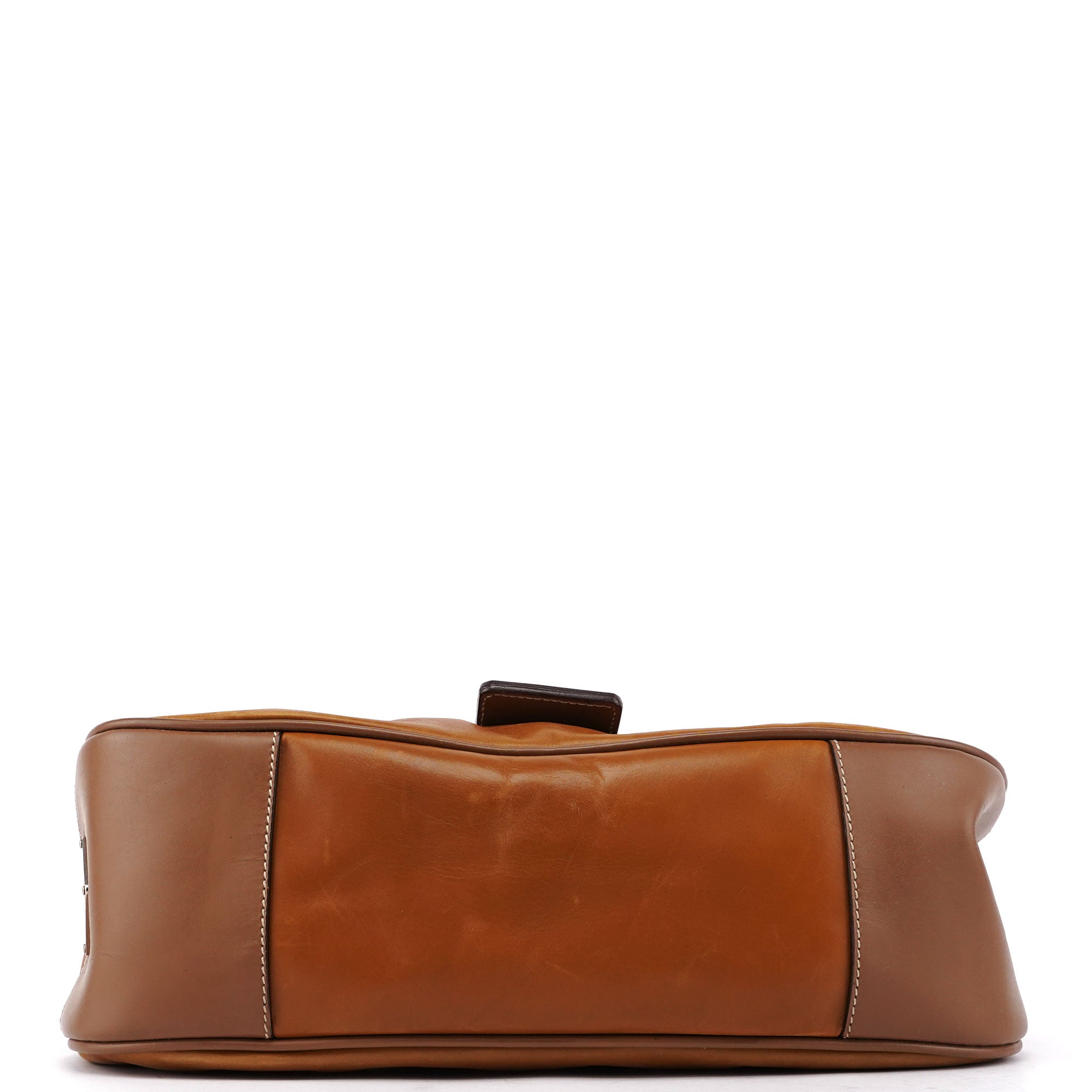 Prada Light Brown Calfskin Belt Shoulder Bag