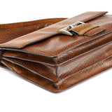 Prada Light Brown Lama Leather Belt Shoulder Bag