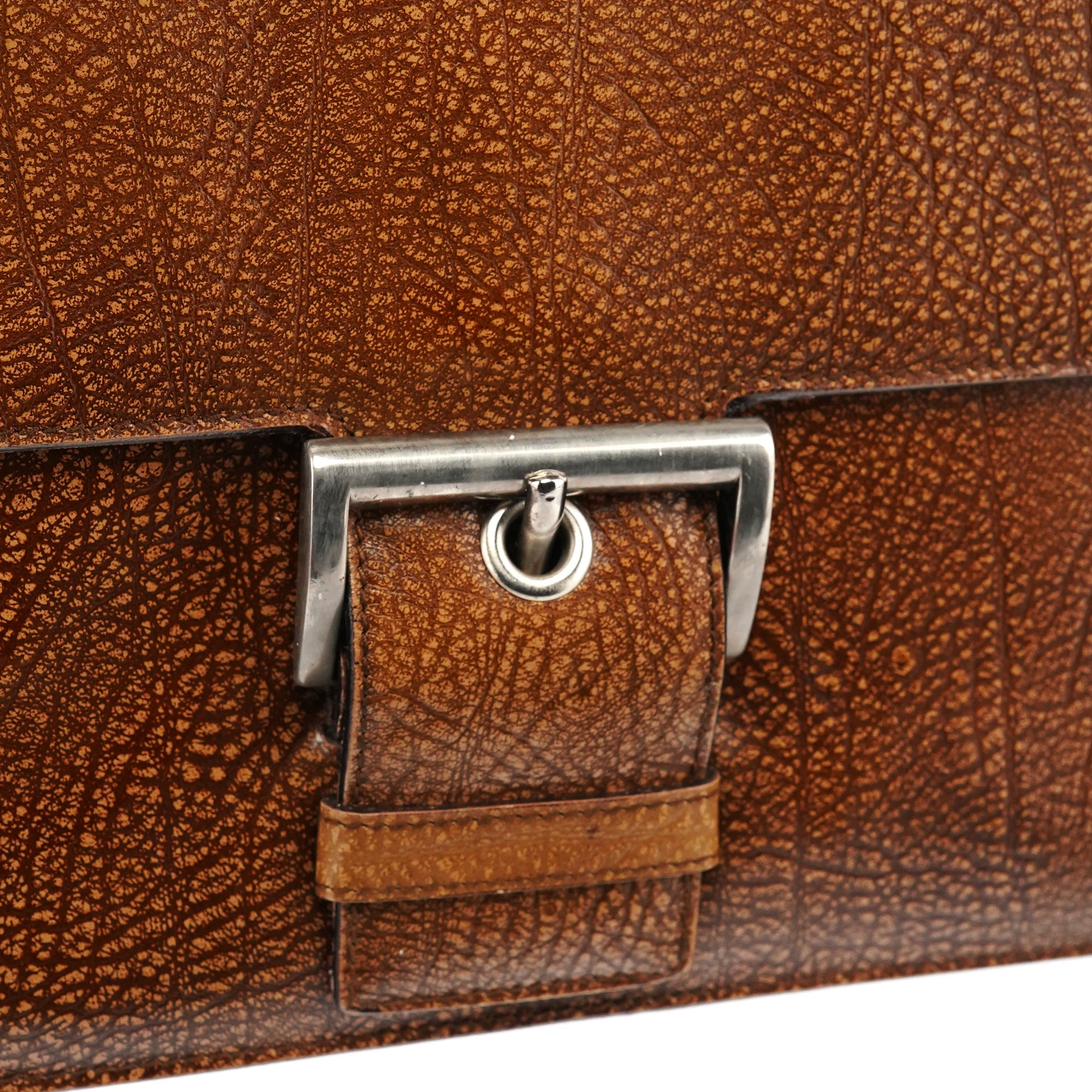 Prada Light Brown Lama Leather Belt Shoulder Bag