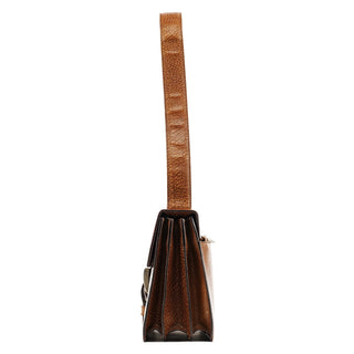 Prada Light Brown Lama Leather Belt Shoulder Bag