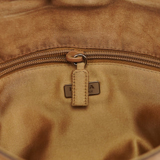 Prada Light Brown Ponyhair Turnlock Bag