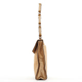 Prada Light Brown Ponyhair Turnlock Bag