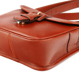 Prada Light Brown Saffiano Leather Crossbody Bag