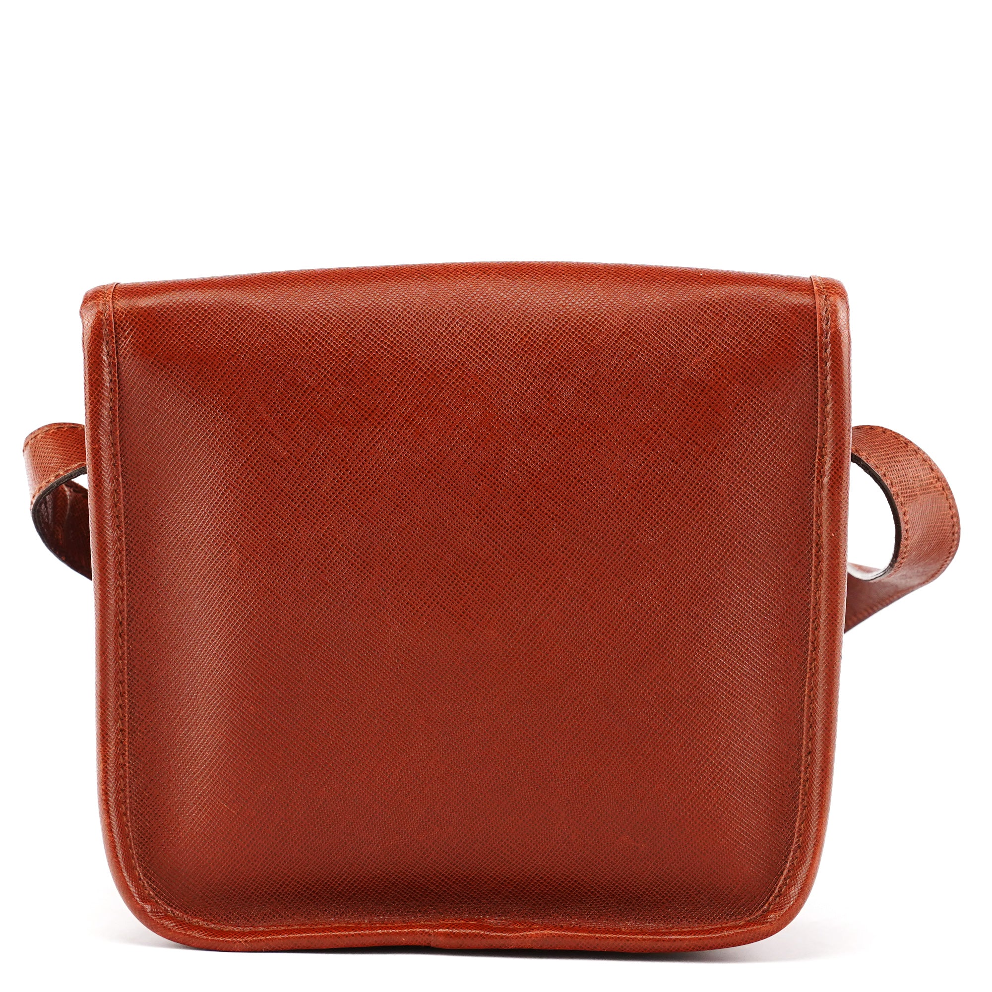 Prada Light Brown Saffiano Leather Crossbody Bag