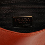 Prada Light Brown Saffiano Leather Crossbody Bag