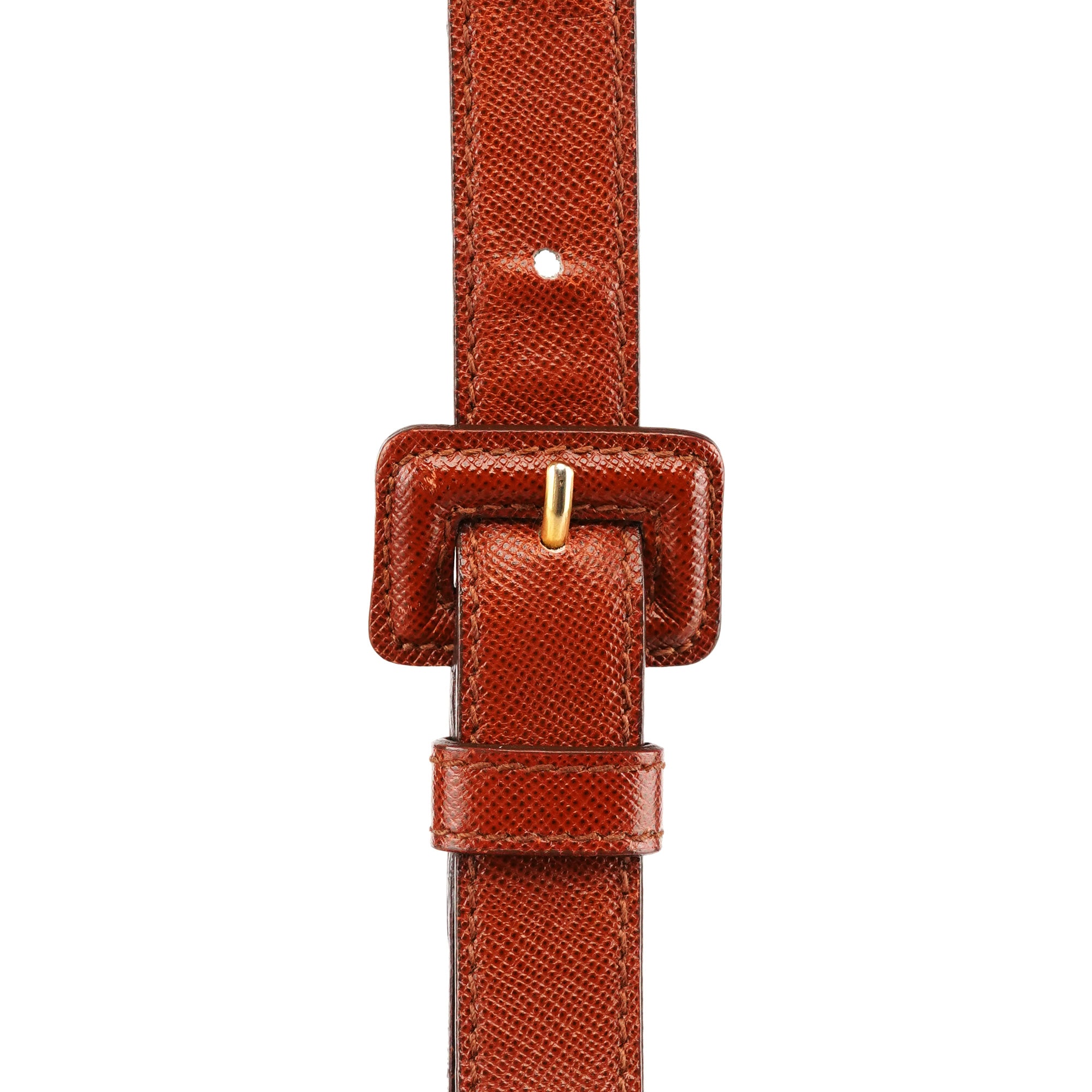 Prada Light Brown Saffiano Leather Crossbody Bag