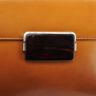 Prada Light Brown Spazzolato Crossbody Bag