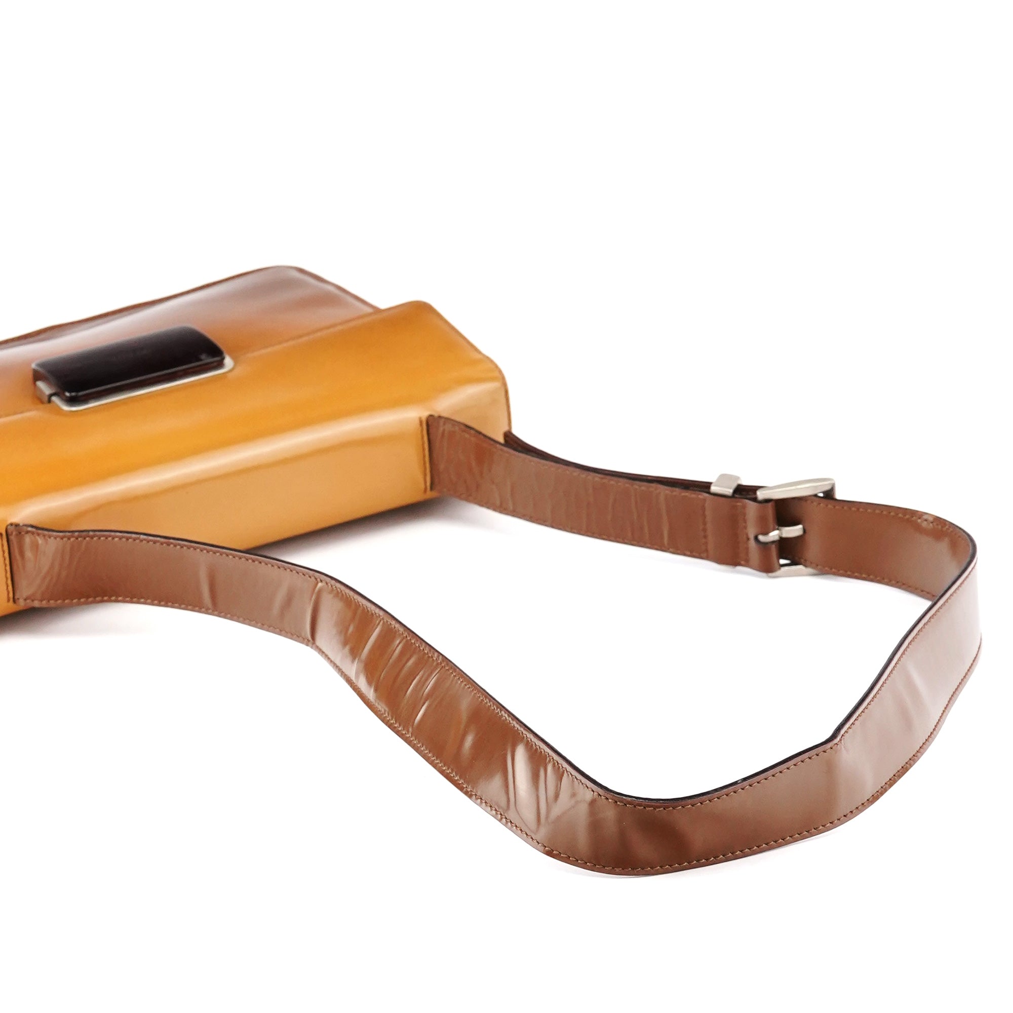 Prada Light Brown Spazzolato Crossbody Bag