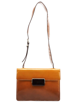 Prada Light Brown Spazzolato Crossbody Bag