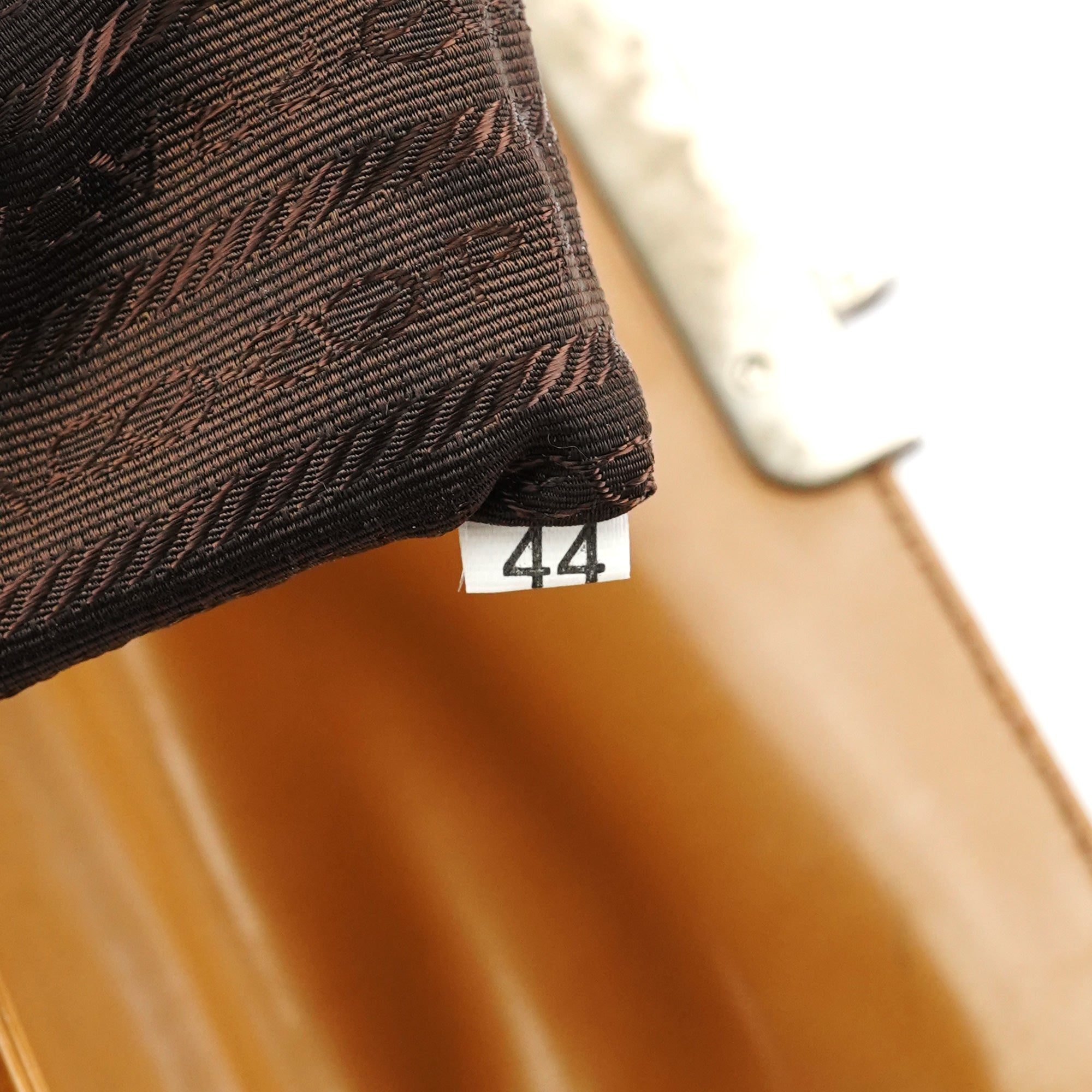 Prada Light Brown Spazzolato Gradient Buckle Bag