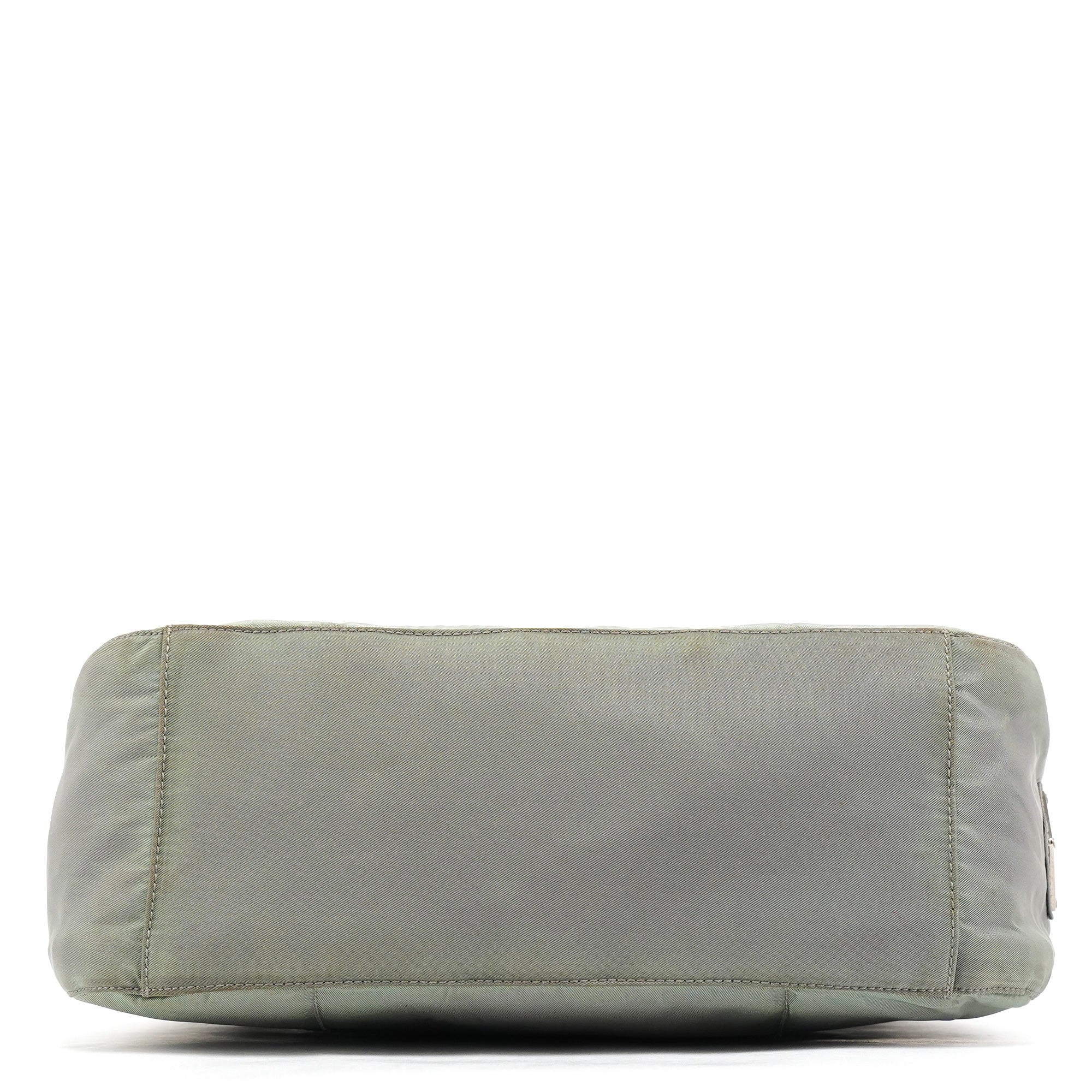 Prada Light Green Tessuto Nylon Plastic Shoulder Bag