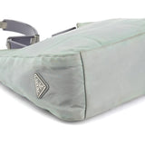 Prada Light Green Tessuto Nylon Plastic Shoulder Bag