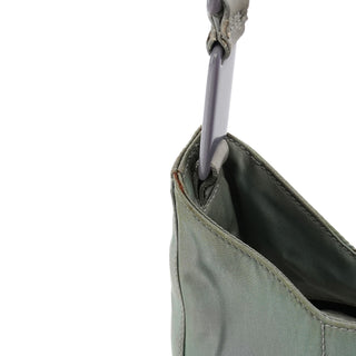 Prada Light Green Tessuto Nylon Plastic Shoulder Bag