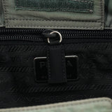 Prada Light Green Tessuto Nylon Plastic Shoulder Bag