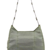 Prada Light Green Tessuto Nylon Plastic Shoulder Bag