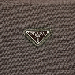 Prada Military Green Tessuto Chain Shoulder Bag
