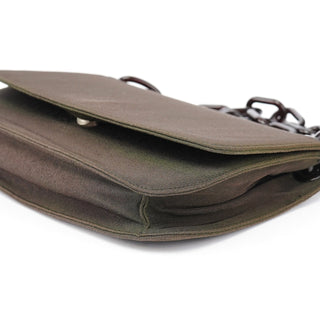 Prada Military Green Tessuto Chain Shoulder Bag