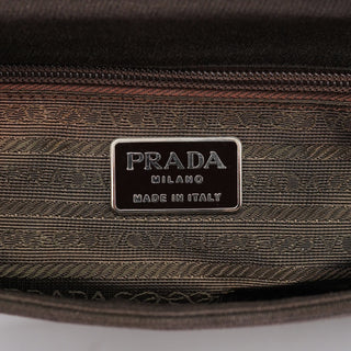 Prada Military Green Tessuto Chain Shoulder Bag