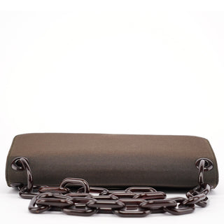 Prada Military Green Tessuto Chain Shoulder Bag