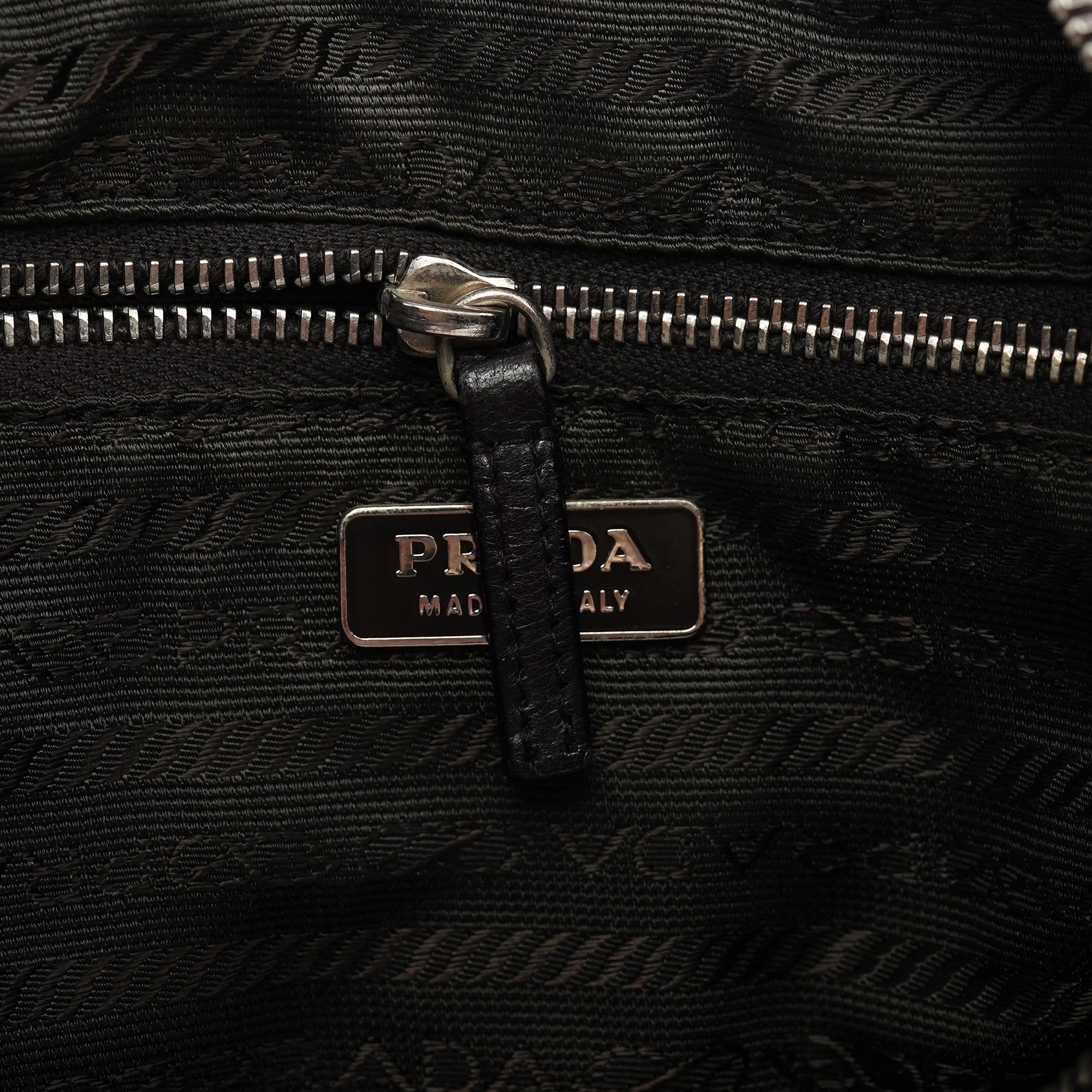 Prada Military Green Tessuto Hobo Shoulder Bag