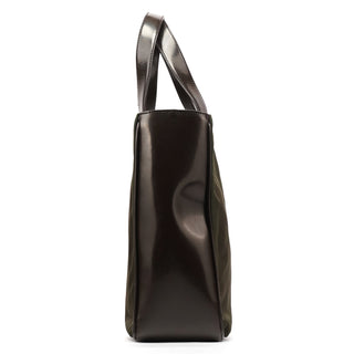 Prada Military Green Tessuto Spazzolato Tote Bag