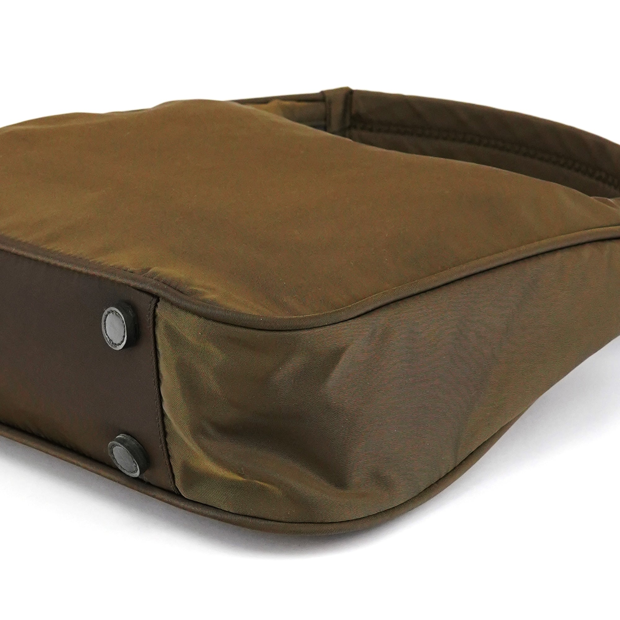 Prada Military Green Tessuto Sport Hobo Shoulder Bag