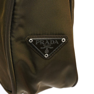 Prada Military Green Tessuto Sport Hobo Shoulder Bag