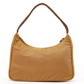 Prada MV515 Beige Tessuto Mini Hobo Bag