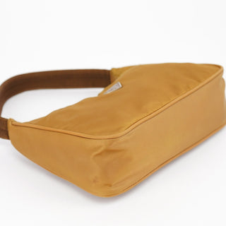 Prada MV515 Beige Tessuto Mini Hobo Bag