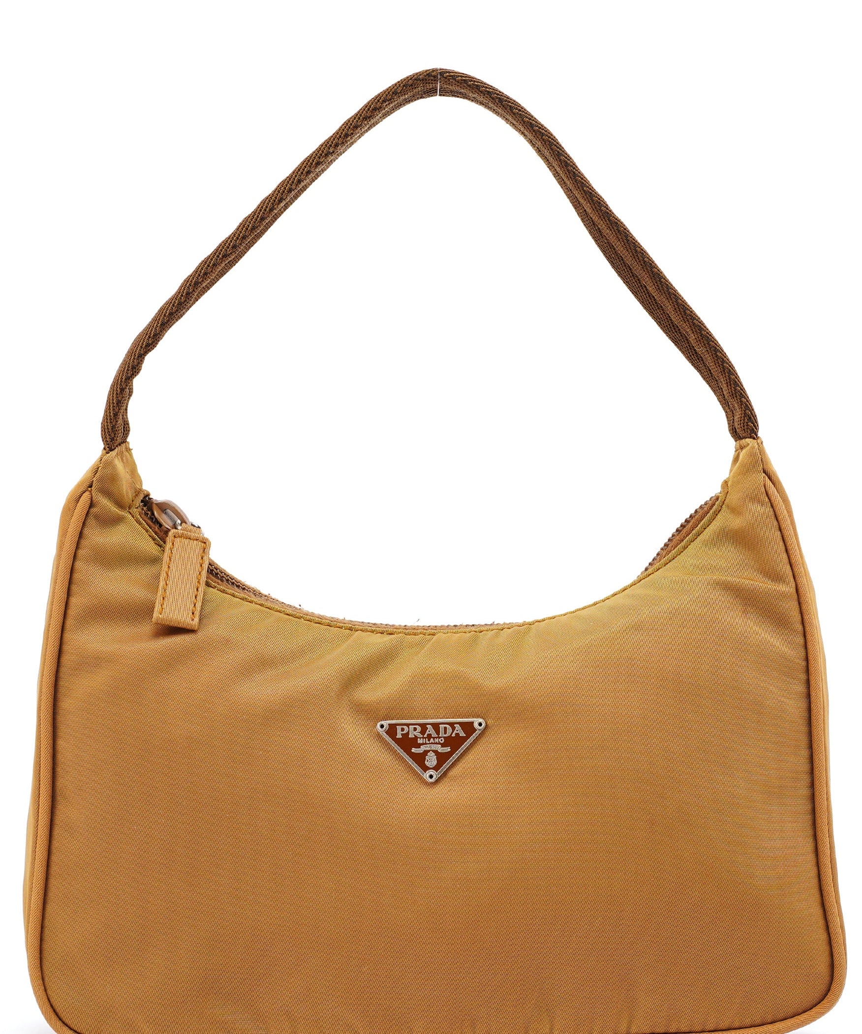Prada MV515 Beige Tessuto Mini Hobo Bag