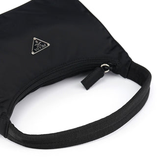 Prada MV515 Black Tessuto Mini Hobo Bag