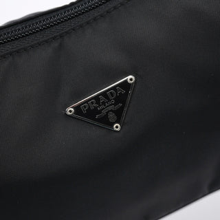 Prada MV515 Black Tessuto Mini Hobo Bag