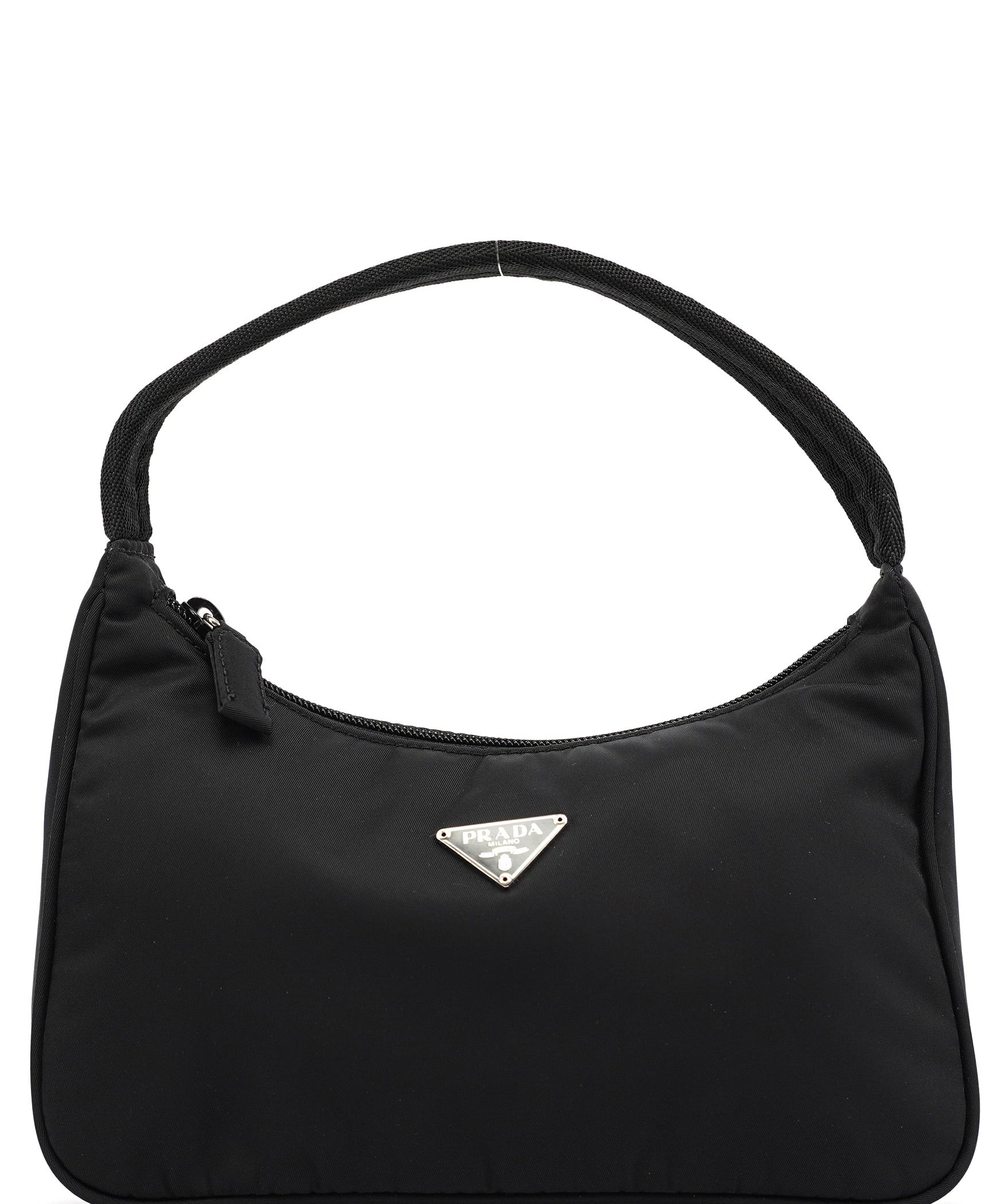 Prada MV515 Black Tessuto Mini Hobo Bag