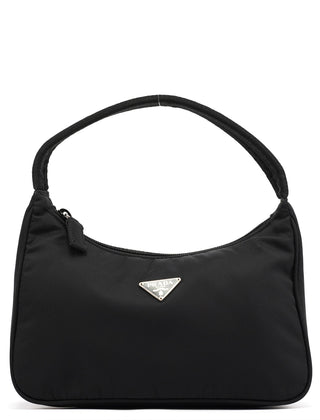Prada MV515 Black Tessuto Mini Hobo Bag
