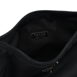 Prada MV515 Black Tessuto Mini Hobo Shoulder Bag