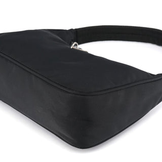 Prada MV515 Black Tessuto Mini Hobo Shoulder Bag