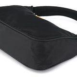 Prada MV515 Black Tessuto Mini Hobo Shoulder Bag