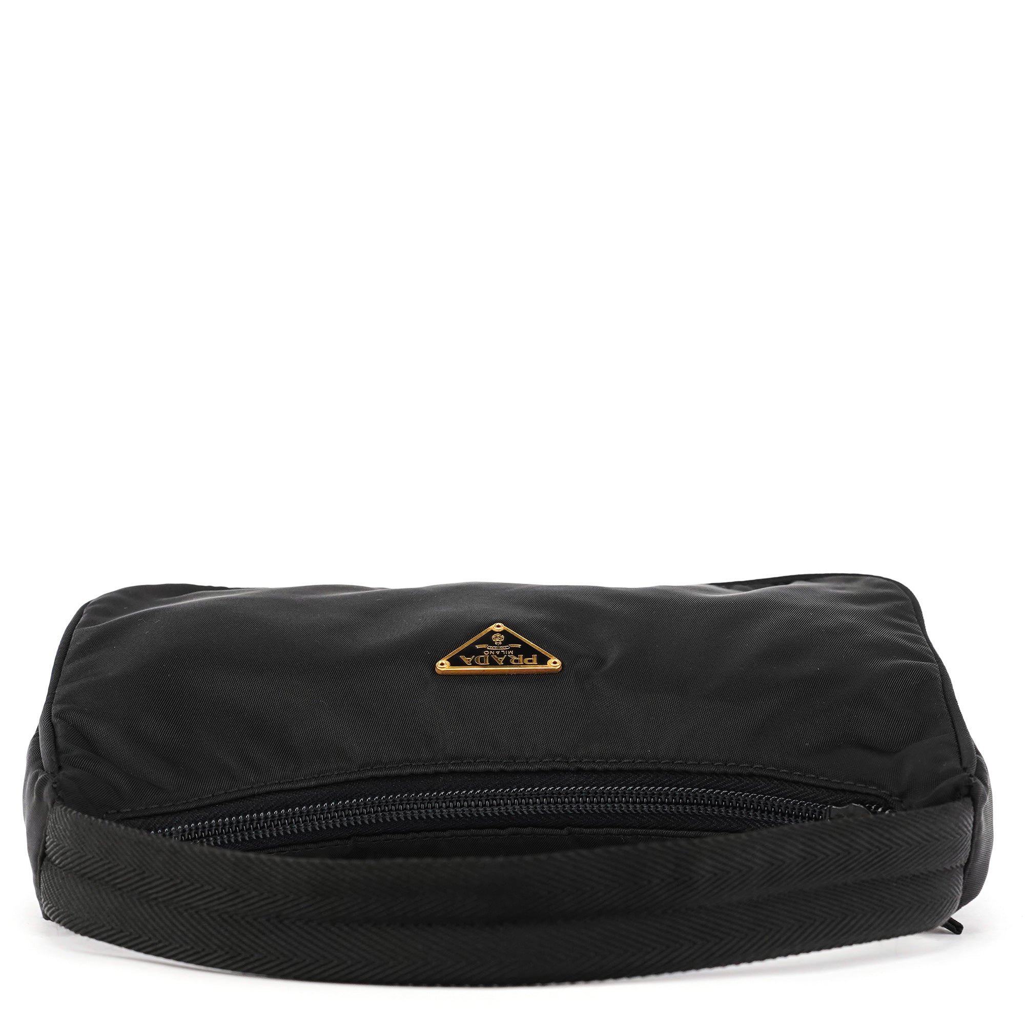 Prada MV515 Black Tessuto Mini Hobo Shoulder Bag