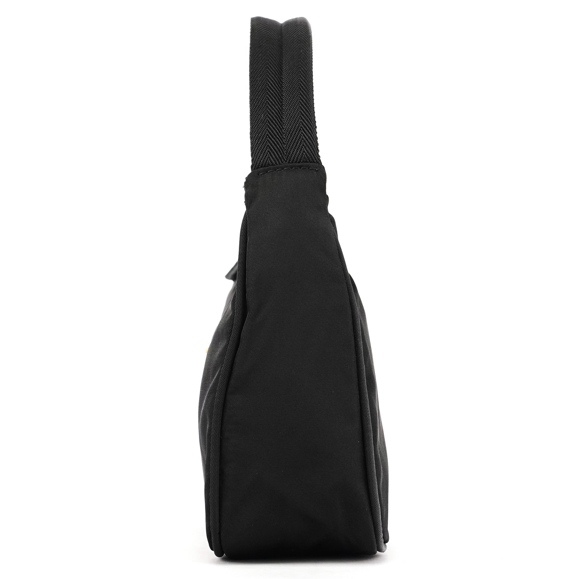 Prada MV515 Black Tessuto Mini Hobo Shoulder Bag
