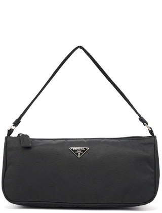 Prada MV519 Black Tessuto Mini Hobo Bag