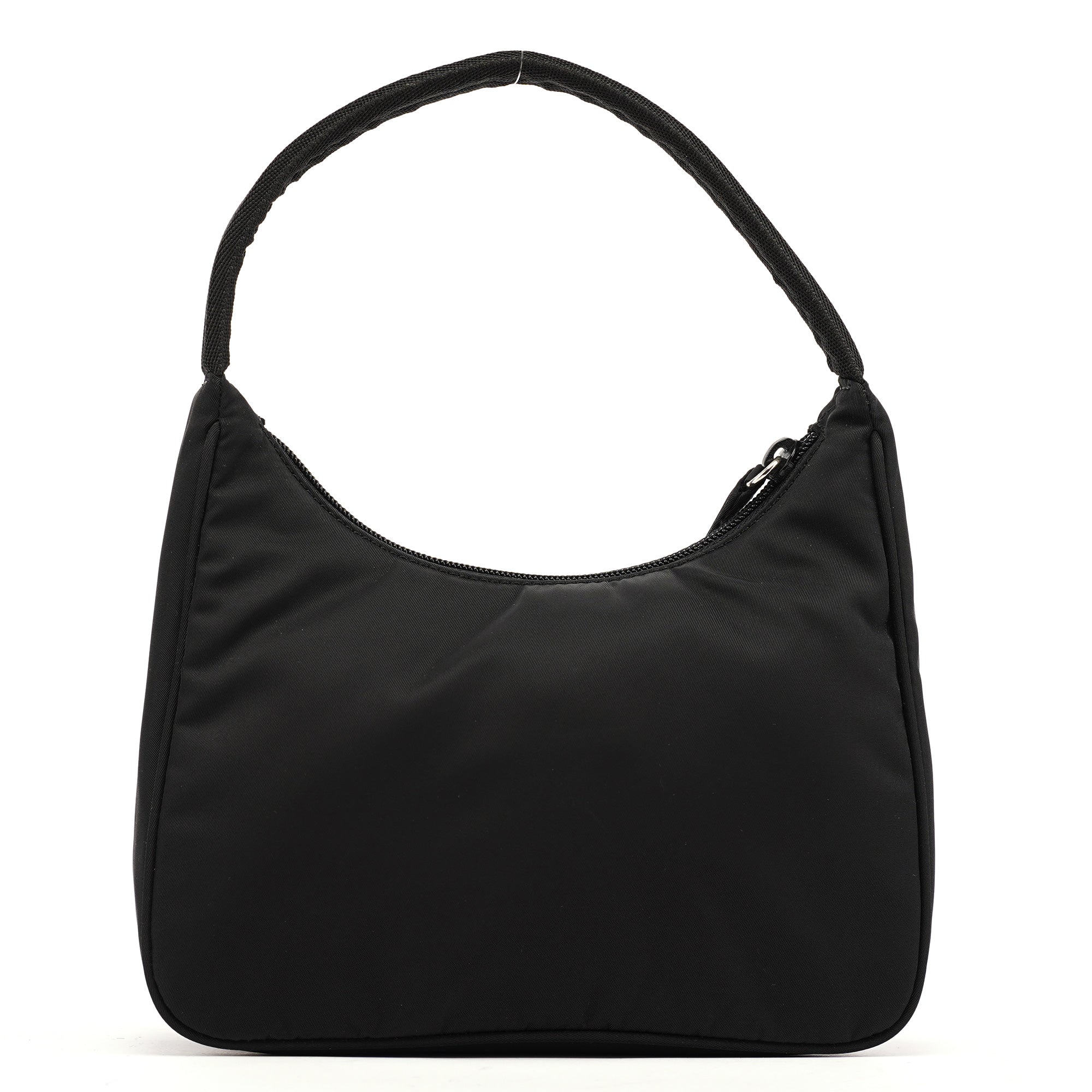 Prada MV519 Tessuto Mini Hobo Bag aus schwarzem Nylon