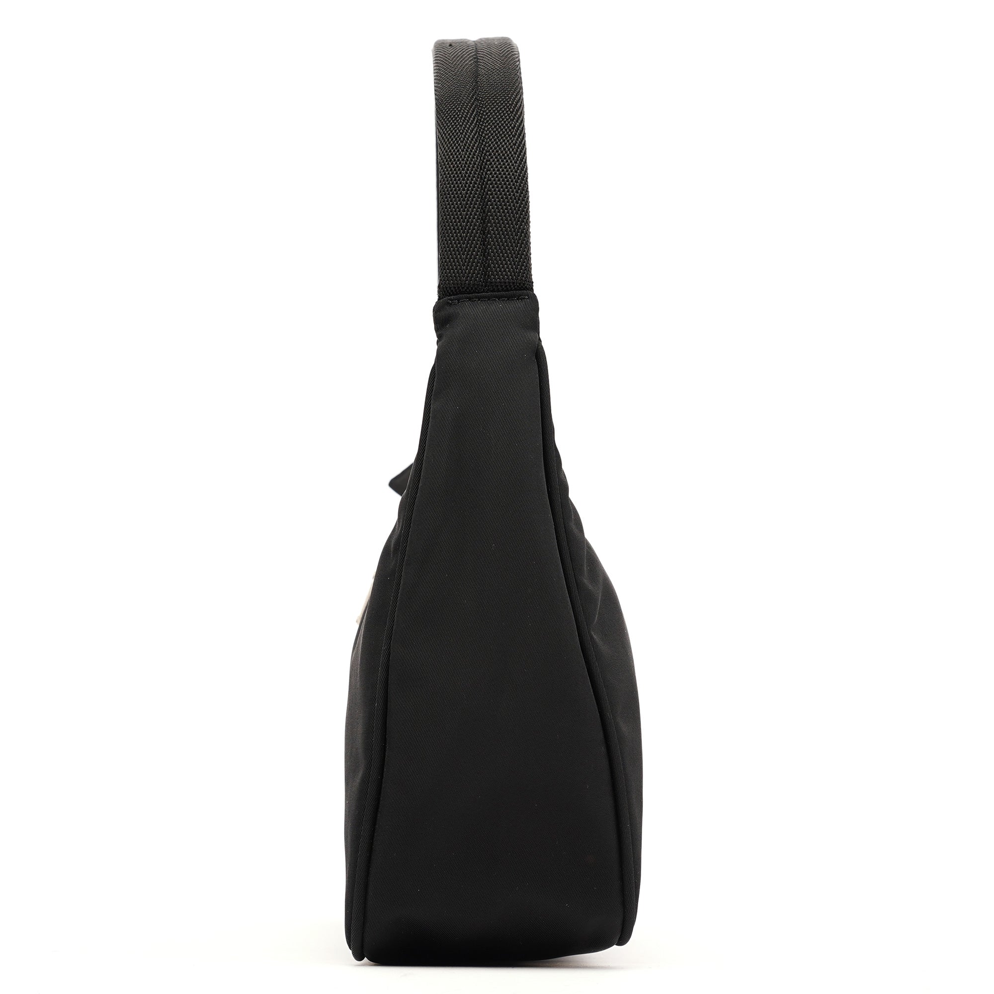 Prada MV519 Tessuto Mini Hobo Bag aus schwarzem Nylon