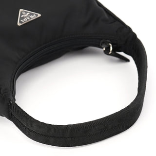 Prada MV519 Black Tessuto Mini Hobo Bag
