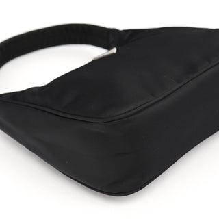 Prada MV519 Black Tessuto Mini Hobo Bag