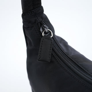 Prada MV519 Black Tessuto Mini Hobo Bag