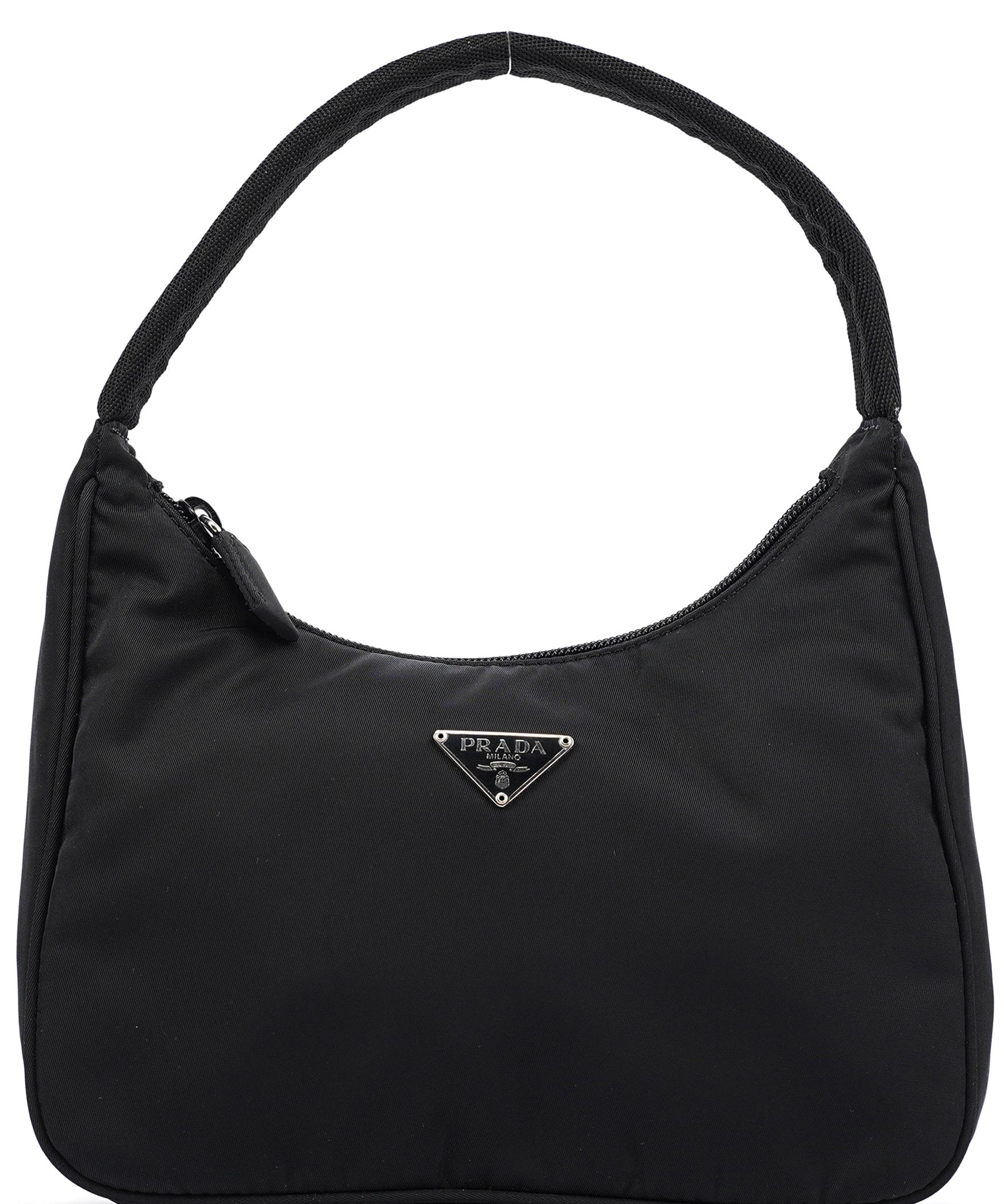Prada MV519 Black Tessuto Mini Hobo Bag