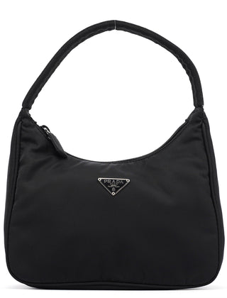 Prada MV519 Black Tessuto Mini Hobo Bag