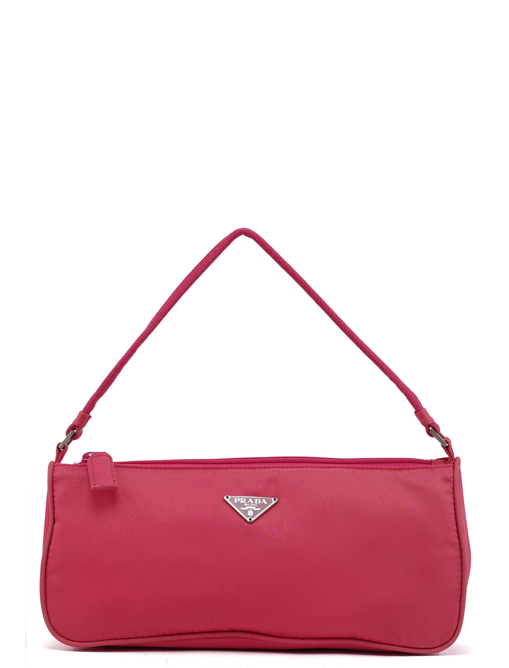 Prada MV519 Pink Tessuto Mini Hobo Bag