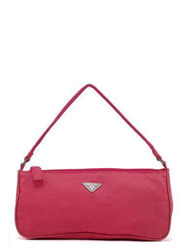 Prada MV519 Pink Tessuto Mini Hobo Bag