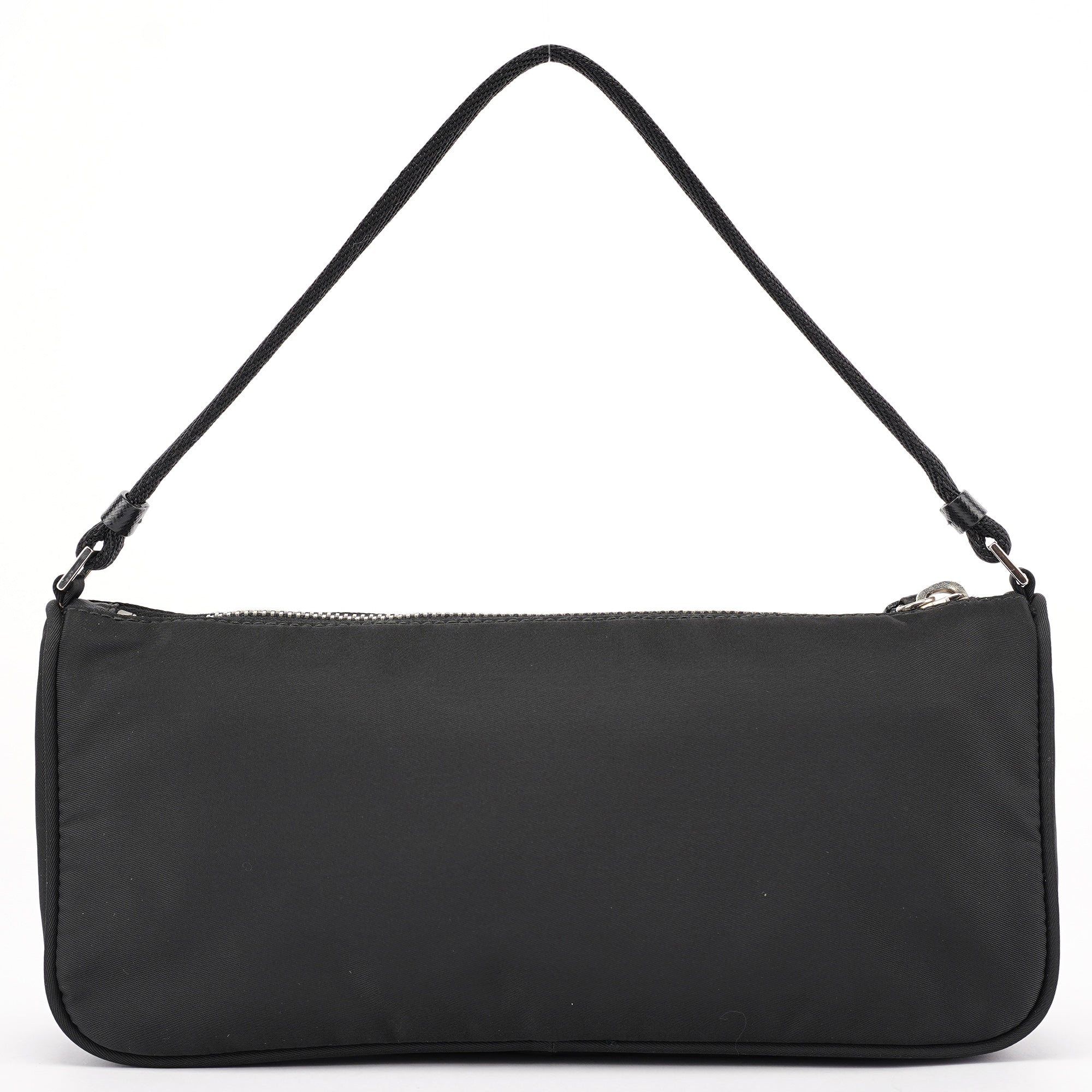 Prada MV633 Tessuto Mini Hobo Bag aus schwarzem Nylon